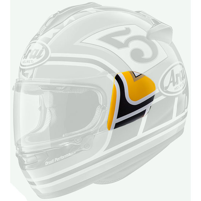 Supporti Esterni ARAI VAS-V Edwards Legend giallo