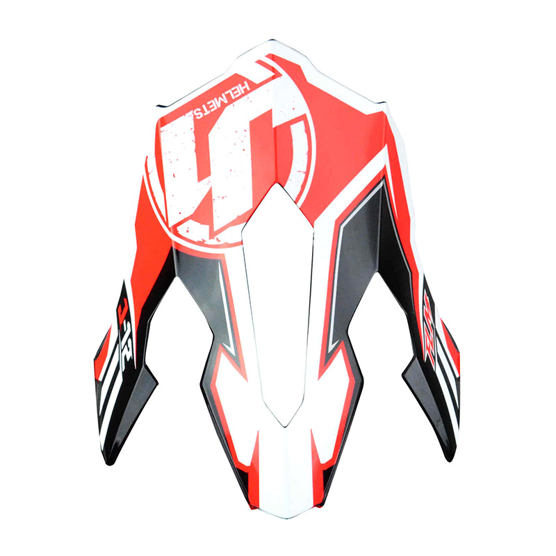 ジャスト-1 J12 フレーム レッド バイザー