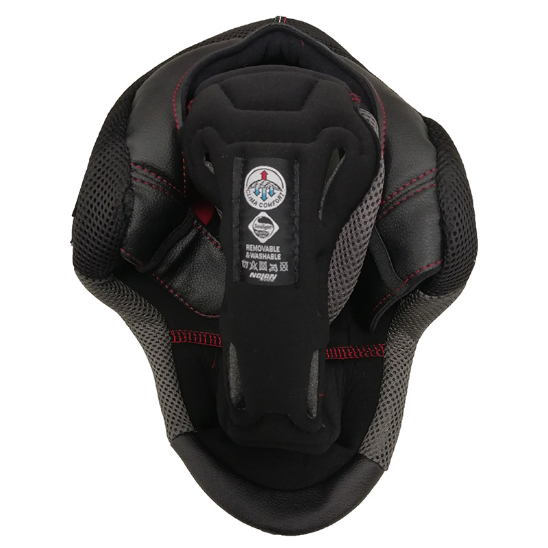 Nolan N21 Visier Top Liner schwarz rot