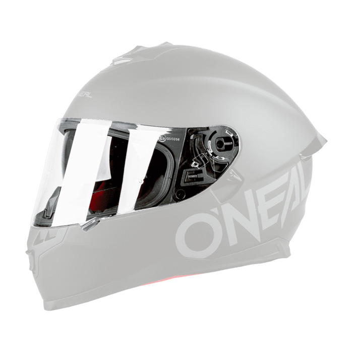 FMF Racing - Visiera Lunga Edguard, Trasparente, Taglia Unica