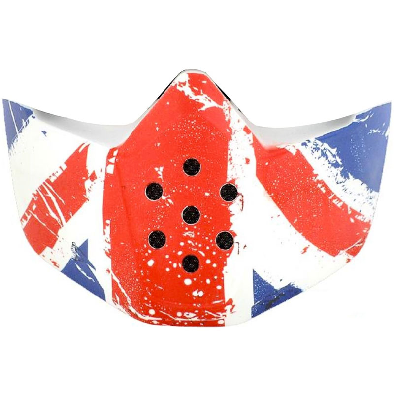 Shark mascherina per caschi raw Union Jack