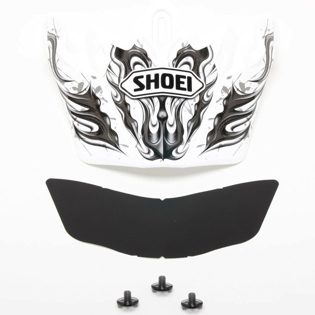 Frontino Shoei VFX-W Scimitar TC-6 bianco nero