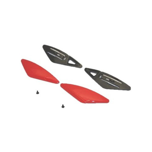 Prise air supérieure Shoei NXR rouge