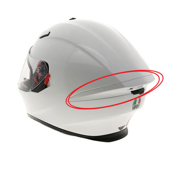 Spoiler Agv K-5/K-5 Jet (XS-S-MS) bianco