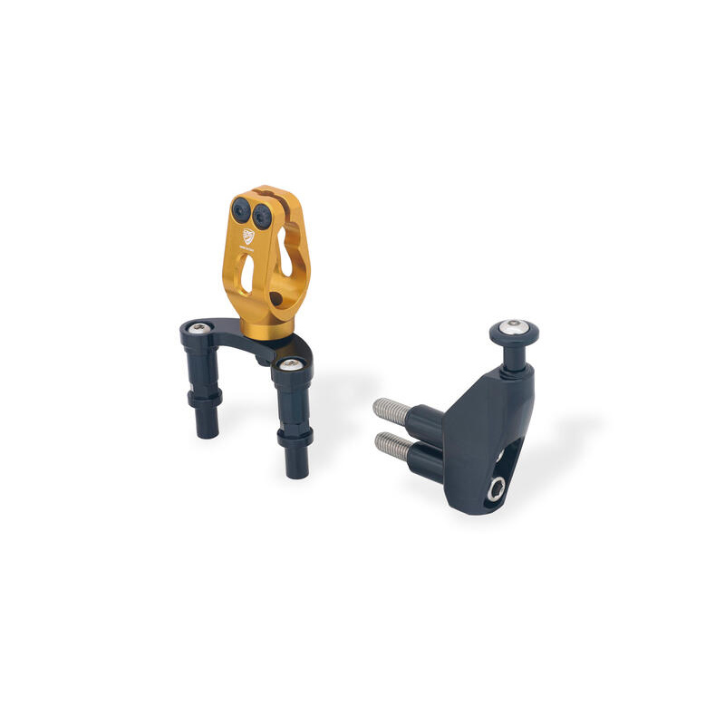 Soporte de dirección CNC Racing Hypermotard 950 dorado
