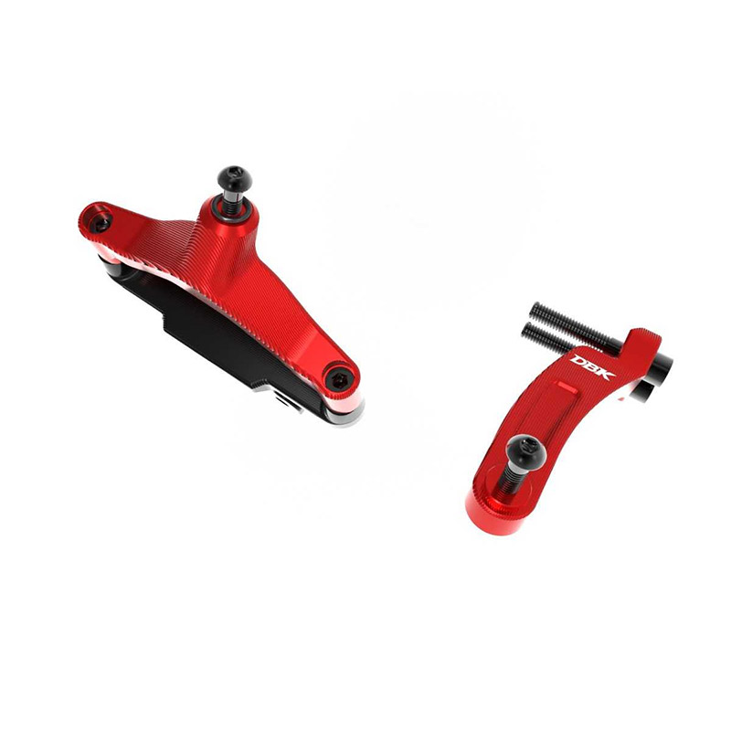 Supporto ammortizzatore di sterzo Dbk HM 698 rosso