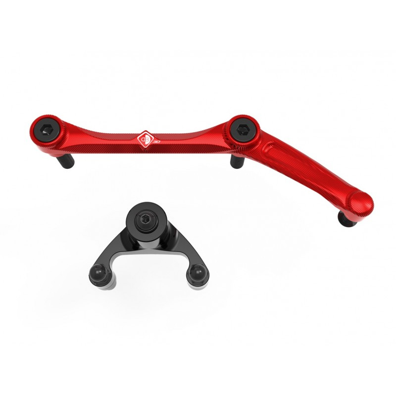 Supporto Ammortizzatore Sterzo Ducabike SAS17 rosso