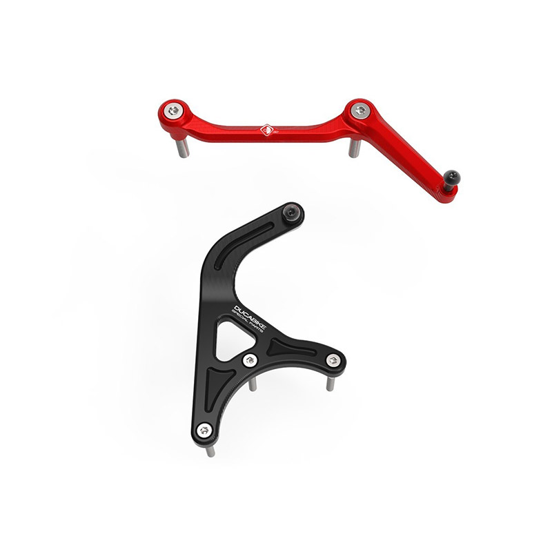 Supporto Ammortizzatore Cnc Racing MTSV4 PP rosso