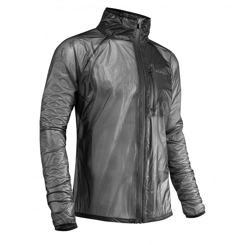 Giacca Antiacqua Acerbis Rain Dek Pack nero