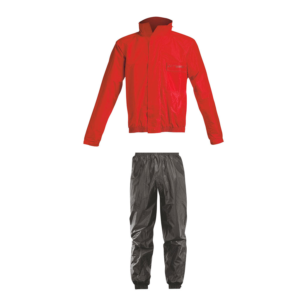 ACERBIS RAIN SUIT LOGO rosso