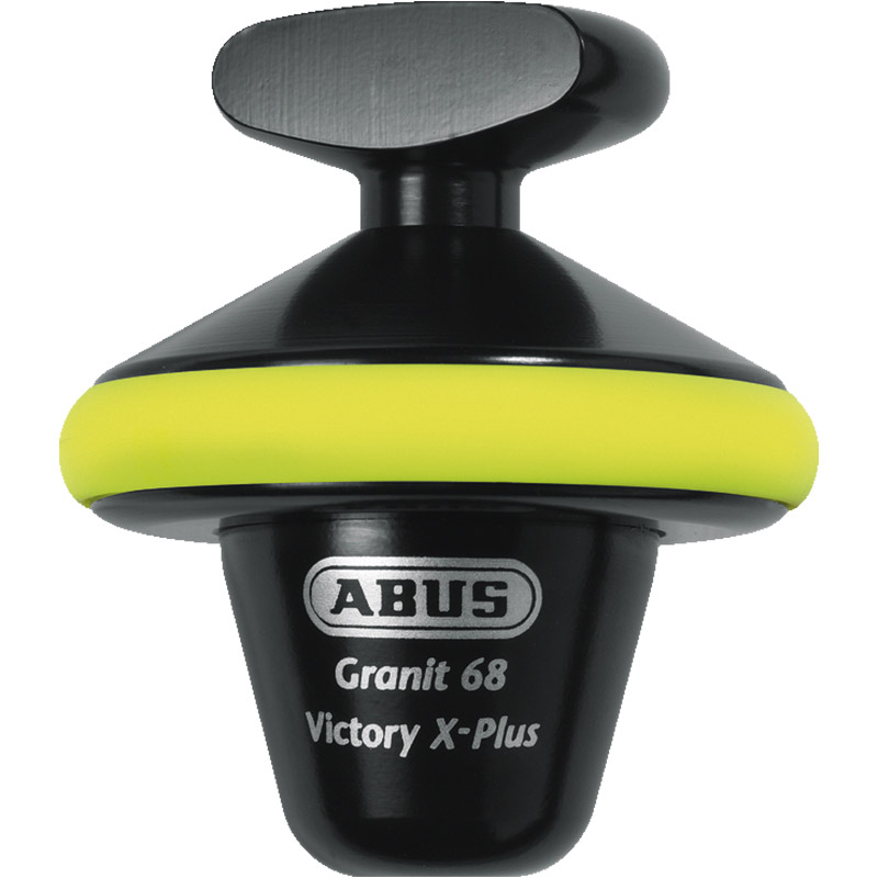 ABUS GRANIT™ Victory XPlus 68 schwarz gelb halb