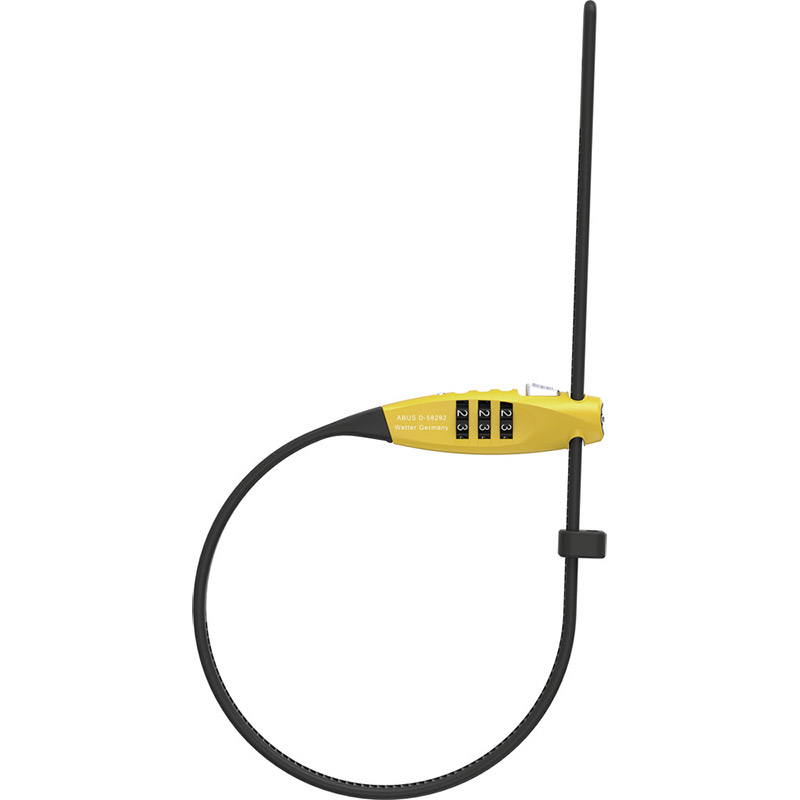 Abus Combiflex Travel Guard giallo