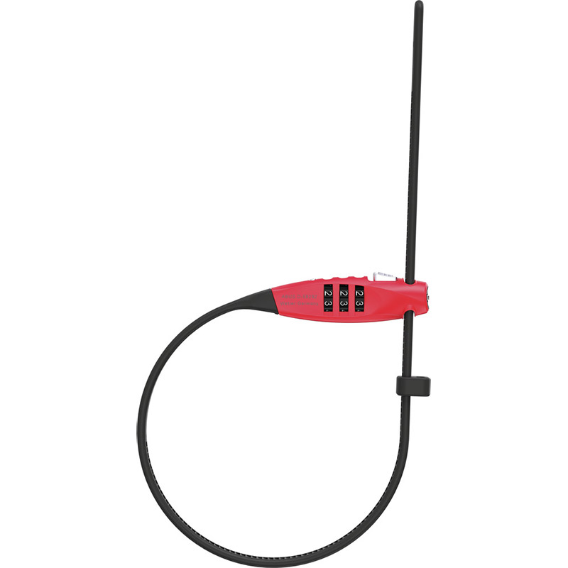 Abus Combiflex Travel Guard rosso