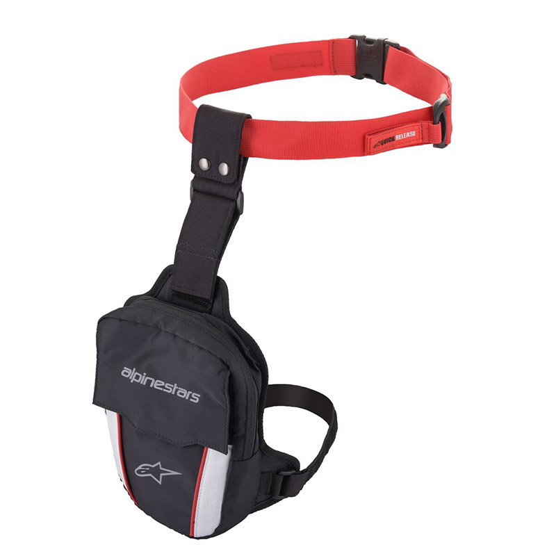 Borsello da gamba Alpinestars Access rosso bianco