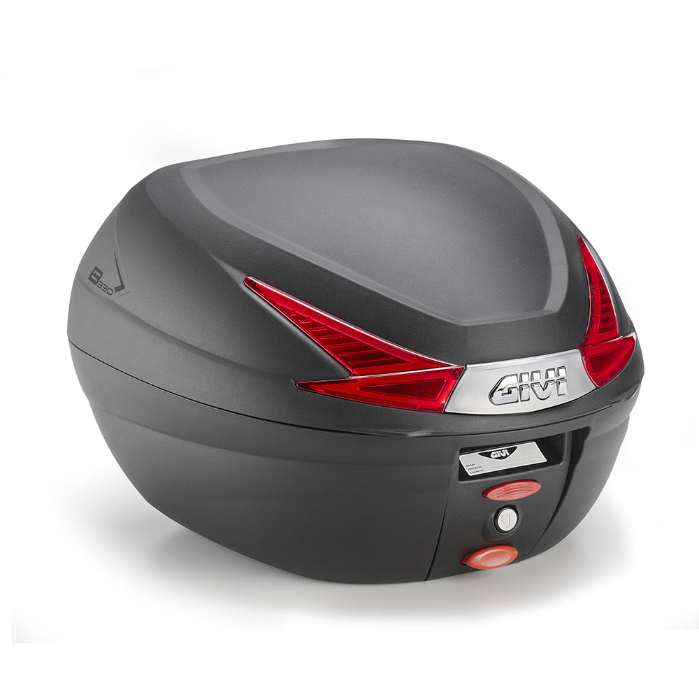 Bauletto GIVI Monolock 33 litri catadiottri rossi