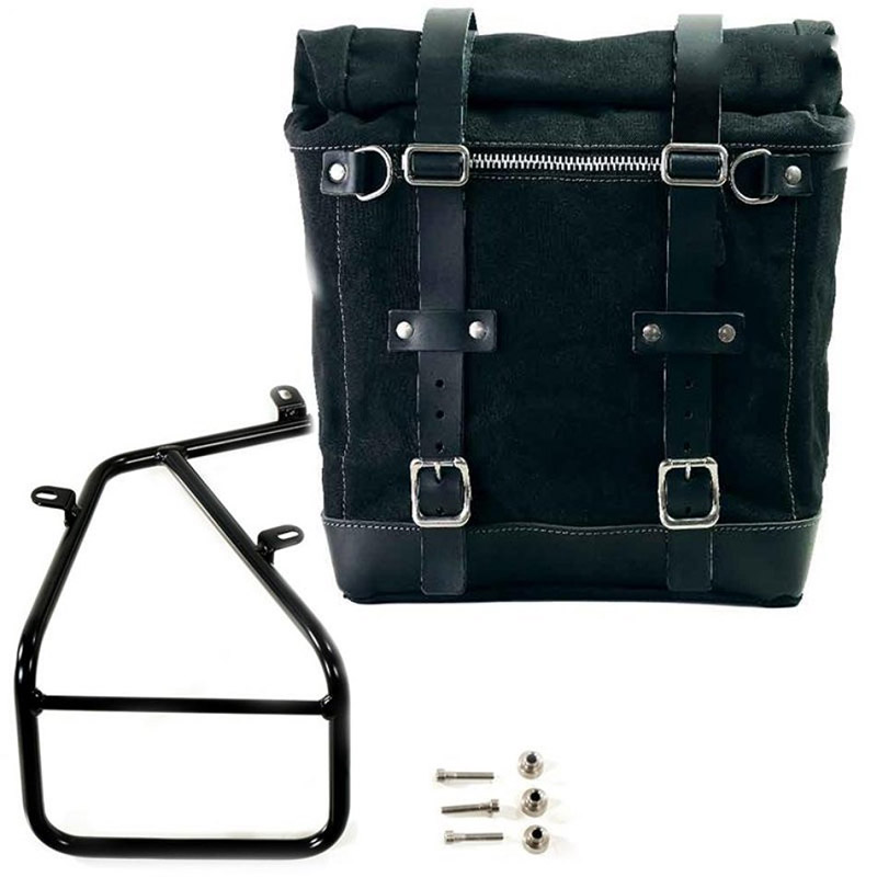 Borsa laterale Unit Garage Scram NineT nero nero