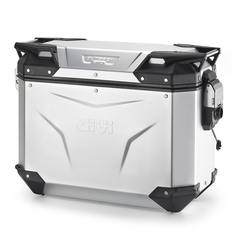 Givi Trekker Outback Evo 37 Smart Lock Sinistra anodizzato