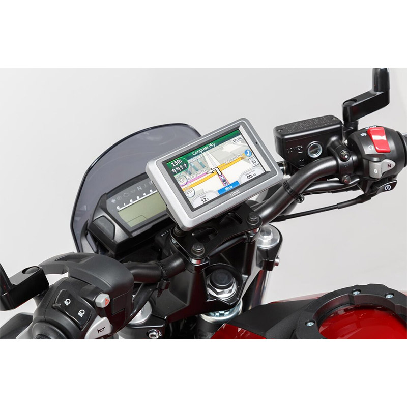 Supporto Universale Per Navigatore E Telefono Da Moto – Attacco Da 12/22 Mm Per Manubrio, Regolabile E Stabile