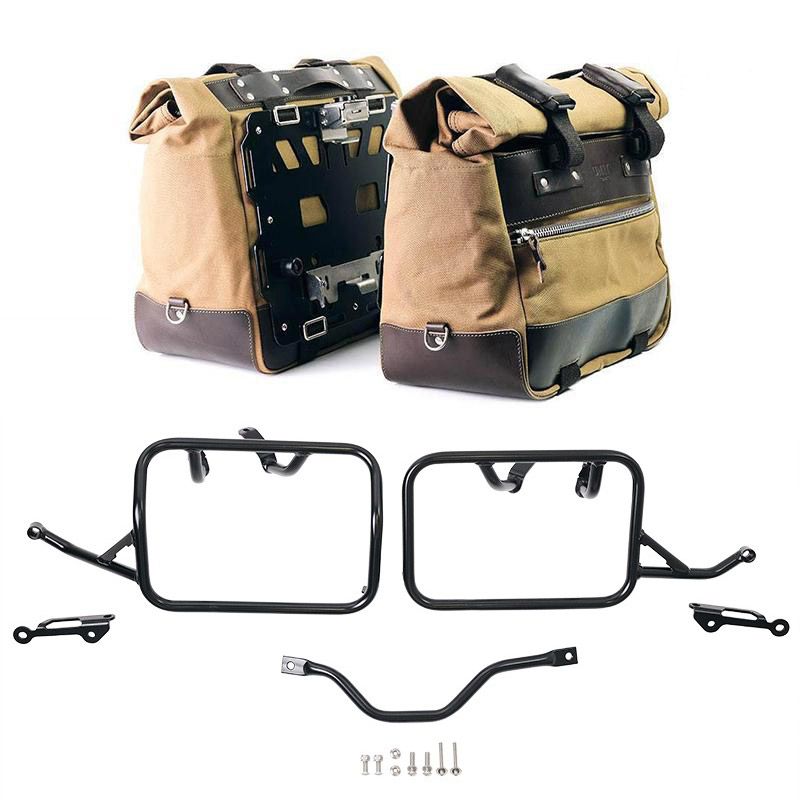 Unit Garage Cult Canvas Side Bags 40/50 R12 Beige