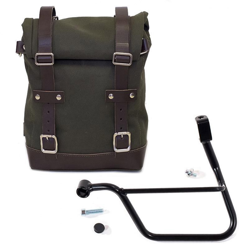 Borsa laterale Unit Garage Canvas Bonneville verde