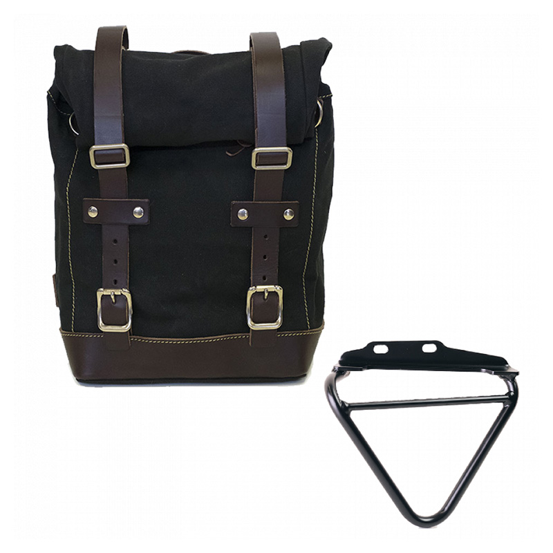 Kit Borsa Unit Garage Canvas Svartpilen marrone