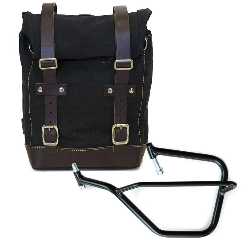 Borsa Canvas+Telaio SX Unit Garage nero marrone