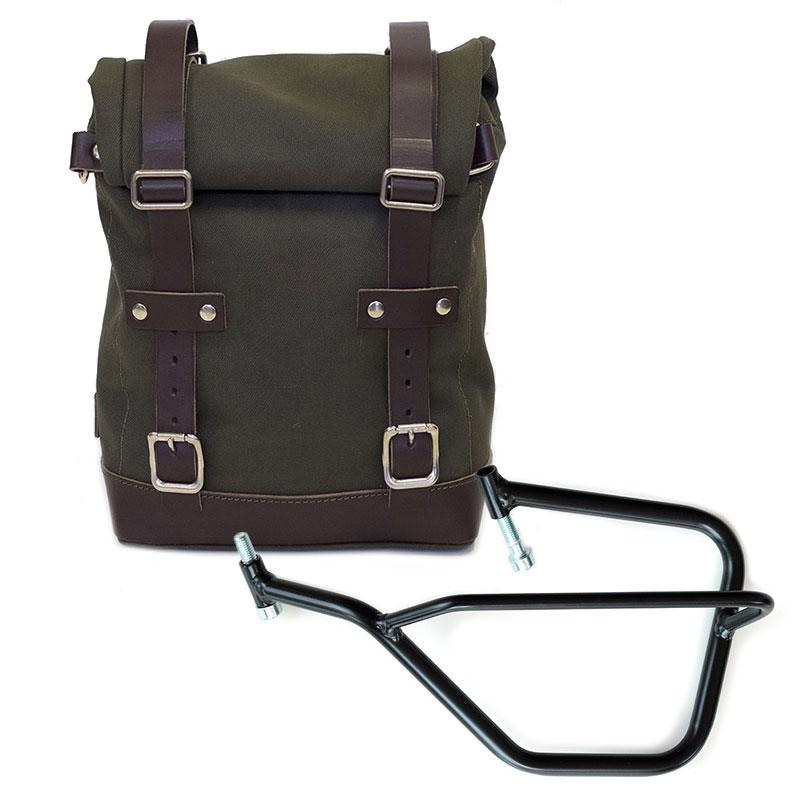 Borsa Canvas+Telaio SX Unit Garage verde marrone