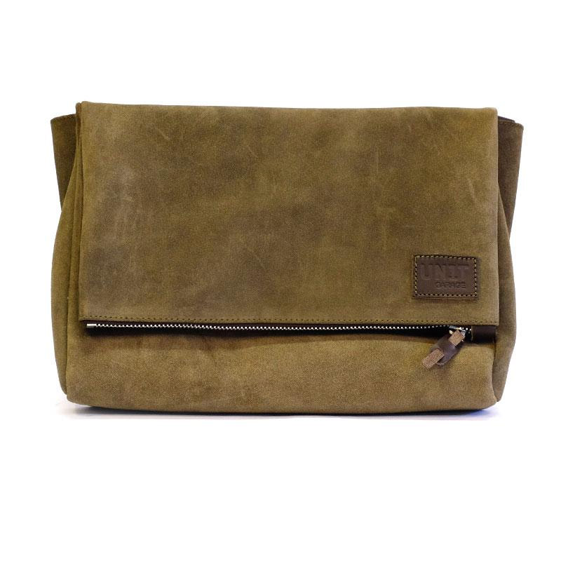 Borsa Unit Garage Messenger Fezzan Cuoio grigio