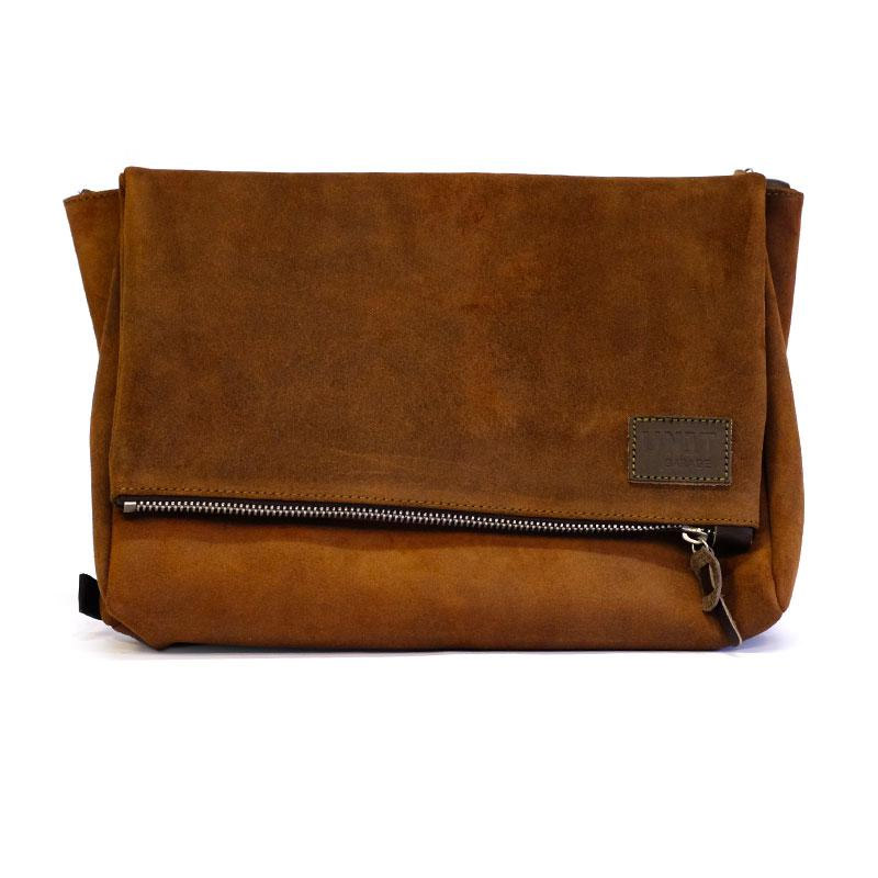 Borsa Unit Garage Messenger Fezzan Cuoio marrone