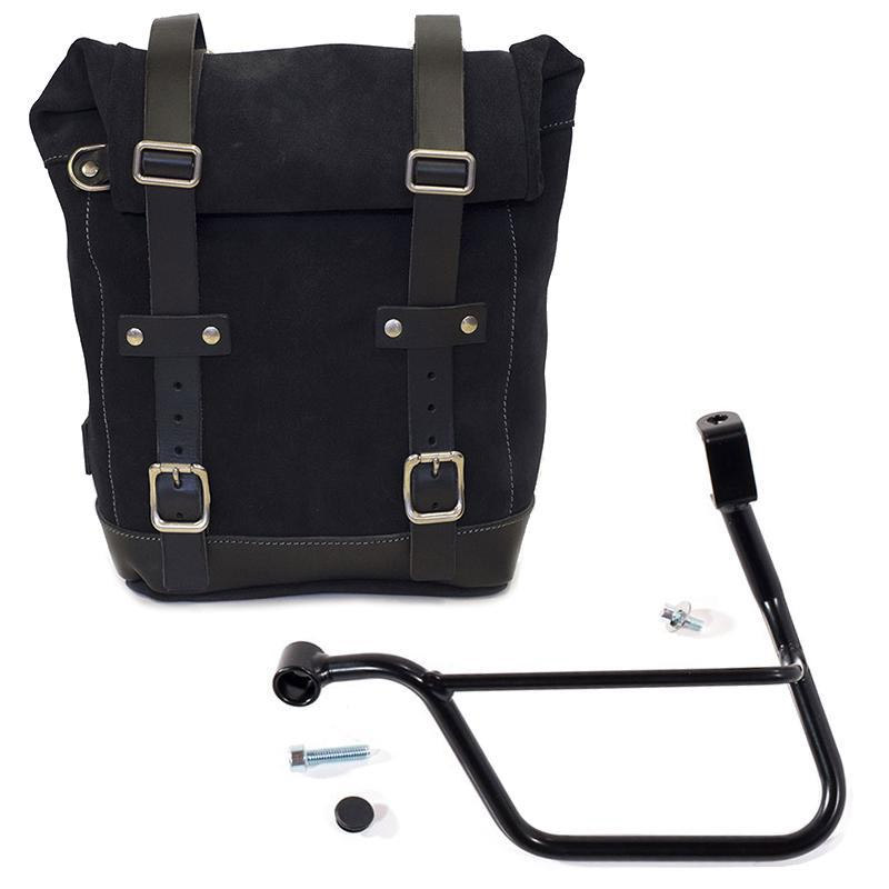 Borsa Laterale Unit Garage Cuoio SX T120 nero