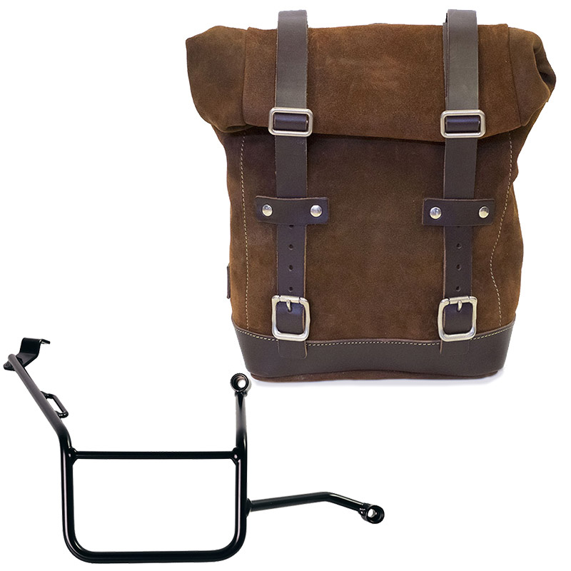 Kit Borsa Unit Garage Cuoio 10/14L F900 GS marrone