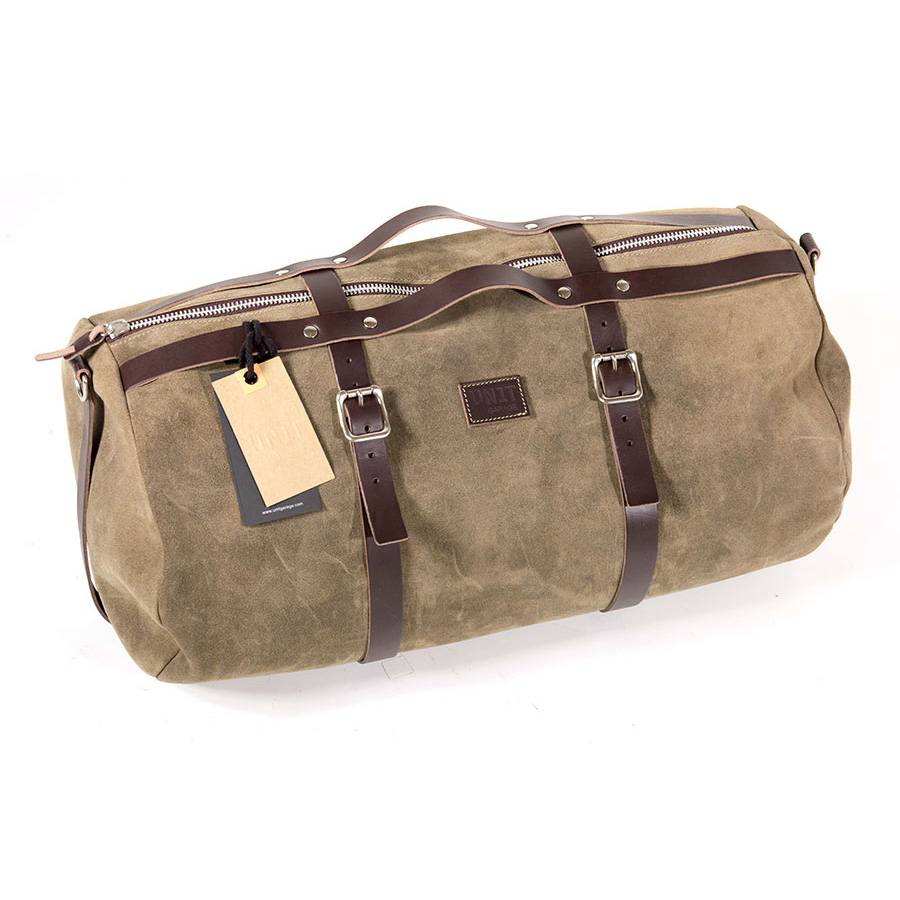 Drake Waterproof Duffel Bag, Green Brown Gray, Size 80