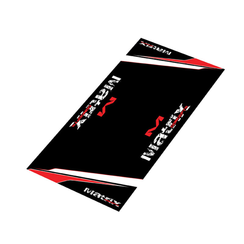 Tappeto Matrix Concepts R2 Race Mat rosso