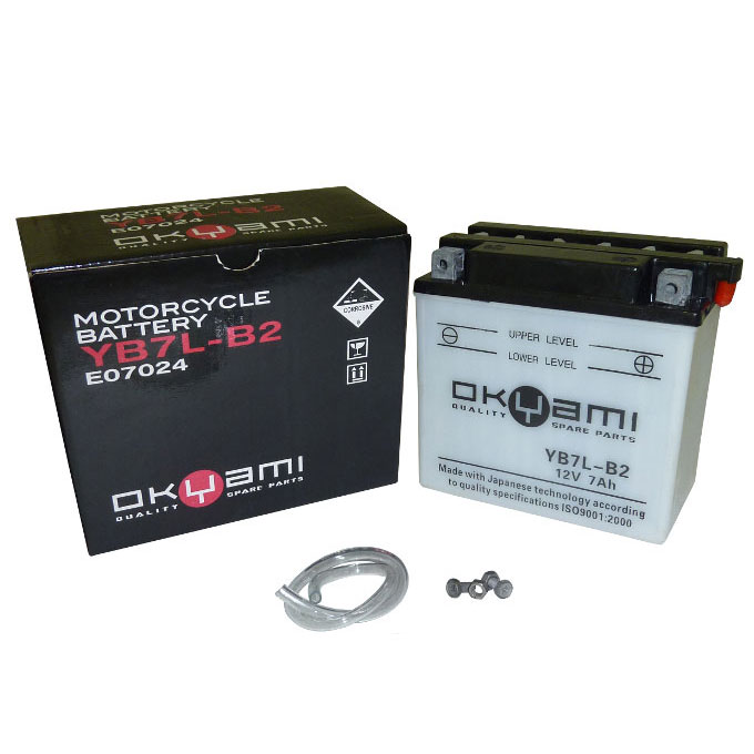 OKYAMI BATTERIA YB7L-B2 CON ACIDO