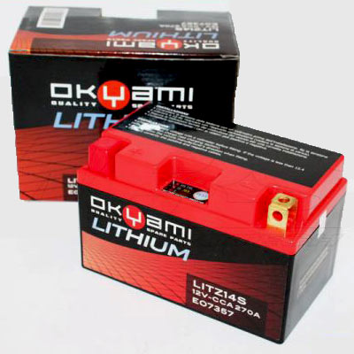 OKYAMI Batteria Litio LIT12B