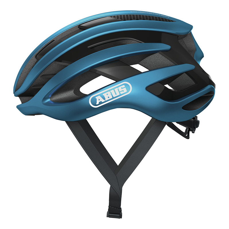 Casco Bici Abus Airbreaker steel blu