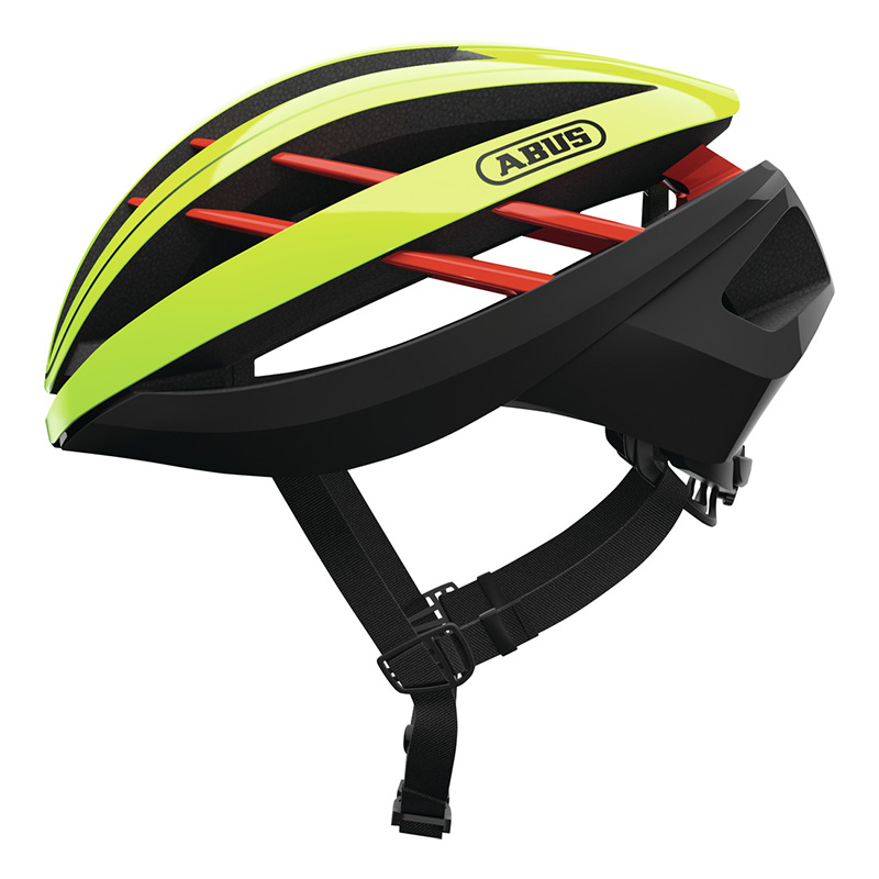 Casco Bici Abus Aventor neon giallo