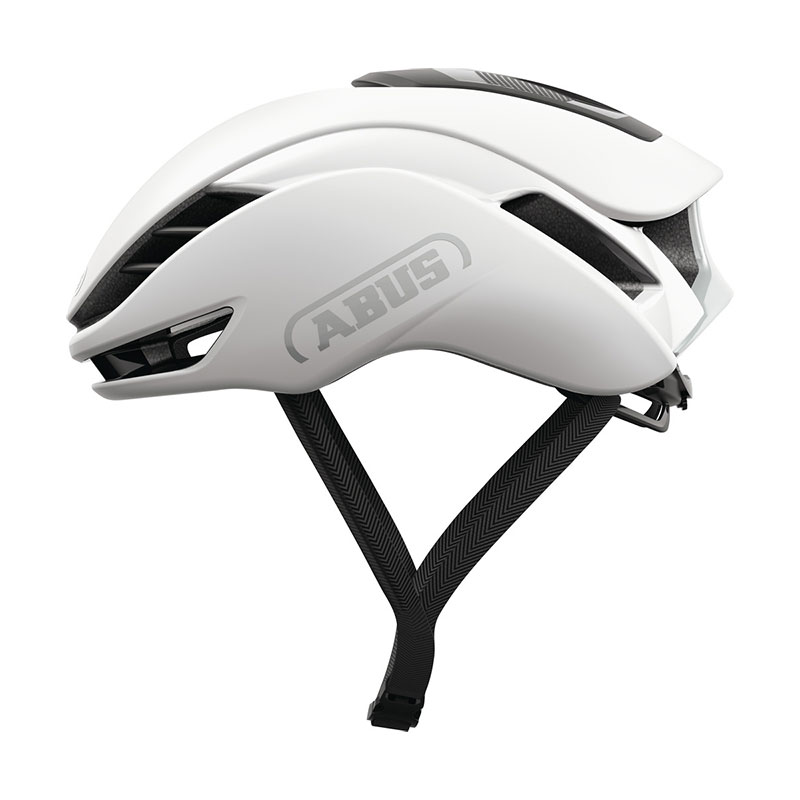 Abus Gamechanger 2.0 Round Fit Helm polar weiss