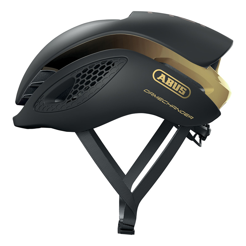 Casco Bici Abus Gamechanger nero oro