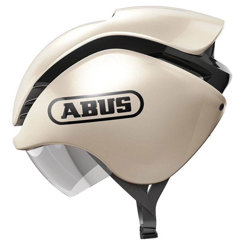 Casco Abus Gamechanger TRI champagne oro