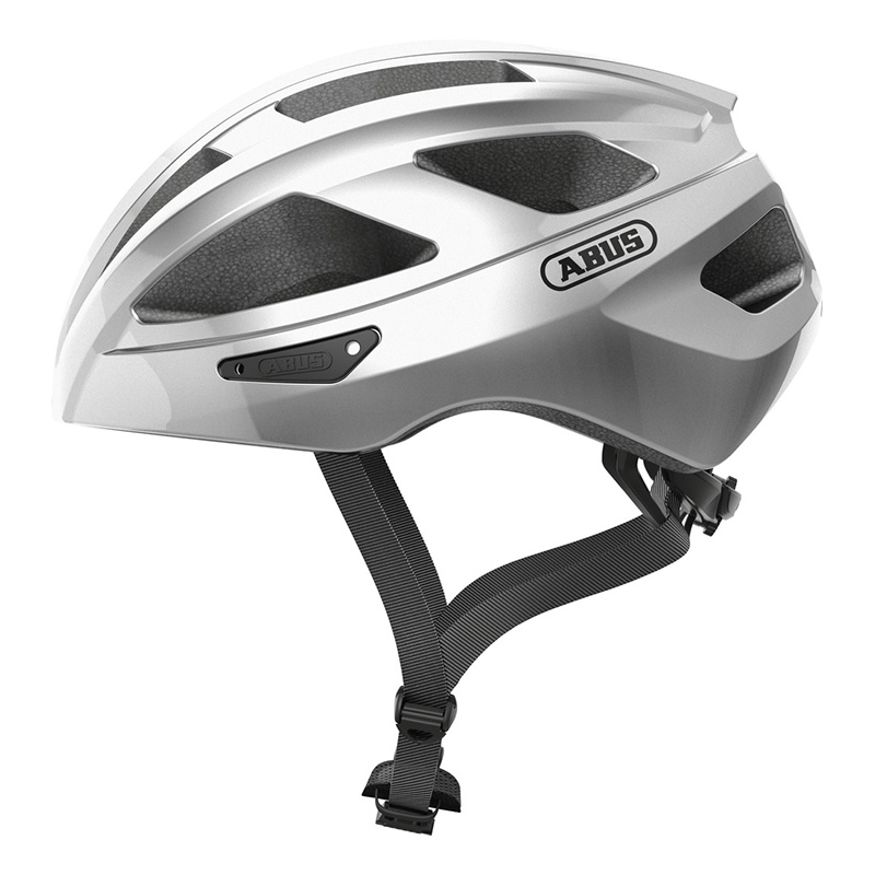 Casco Bici Abus Macator gleam argento