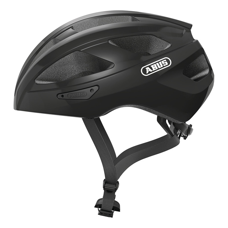 Abus Macator Rennradhelm velvet schwarz