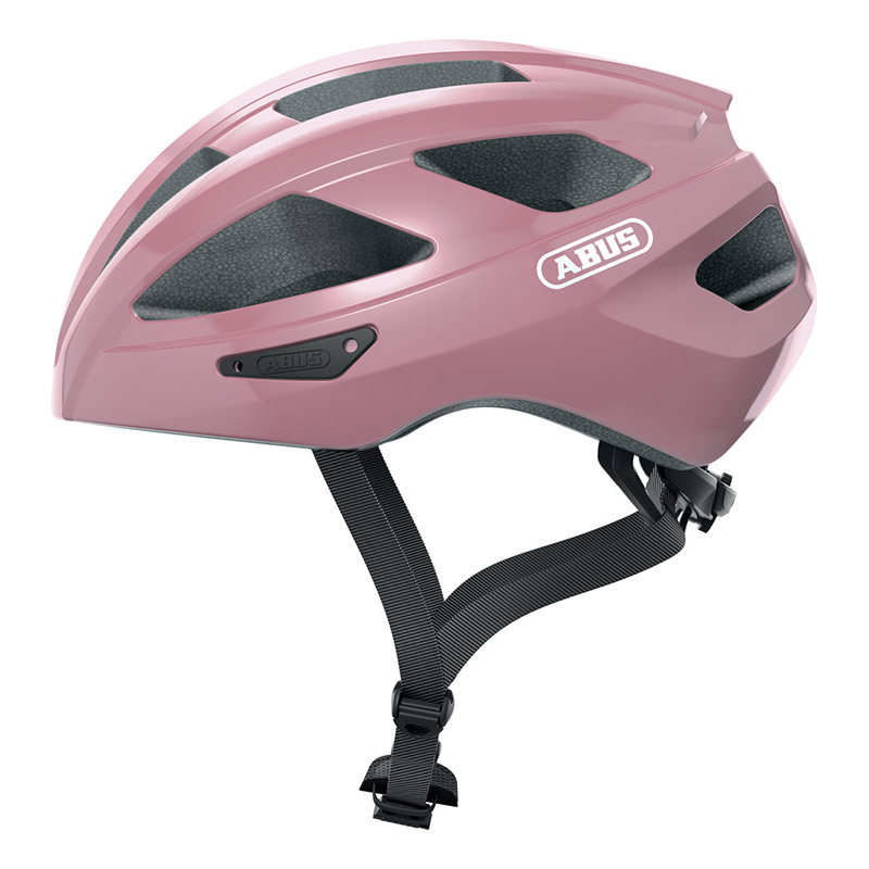 Casco Bici Abus Macator shiny rosa