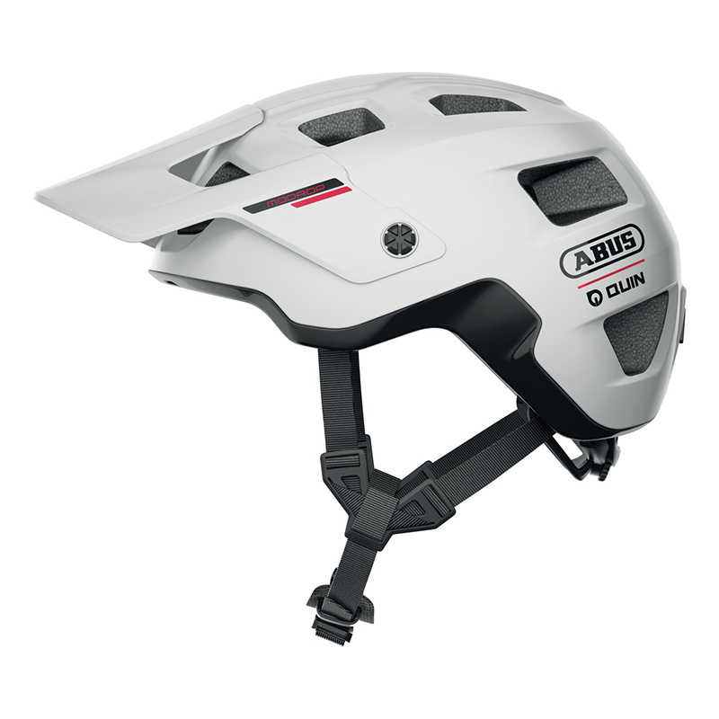 Casco Bici Abus Modrop Quin polar bianco