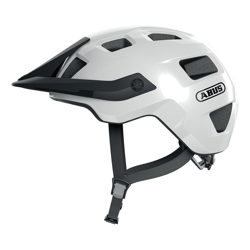 Casco Bici Abus Motrip shiny white