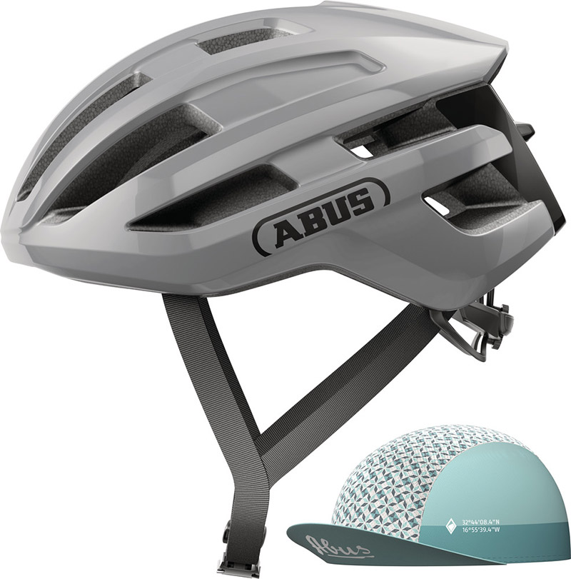 Casco Abus PowerDome Ace race grigio