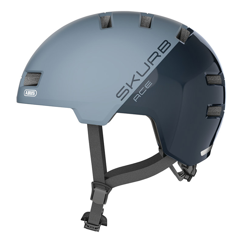 Casco Abus Skurb Ace glacier blu