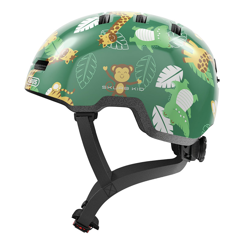 Casco Bimbo Abus Skurb Kid verde jungle