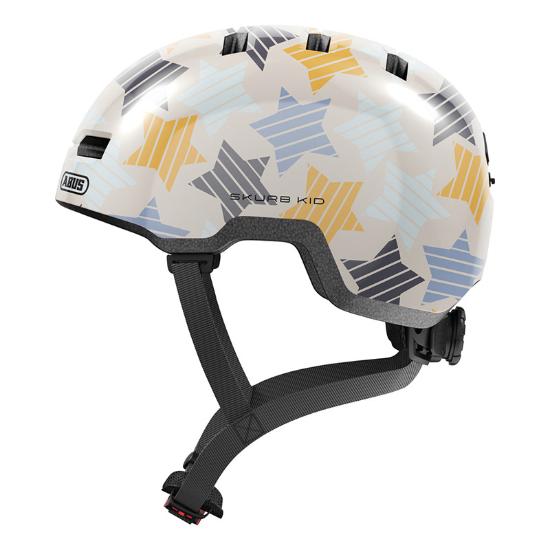 Casco Bimbo Abus Skurb Kid grigio stars