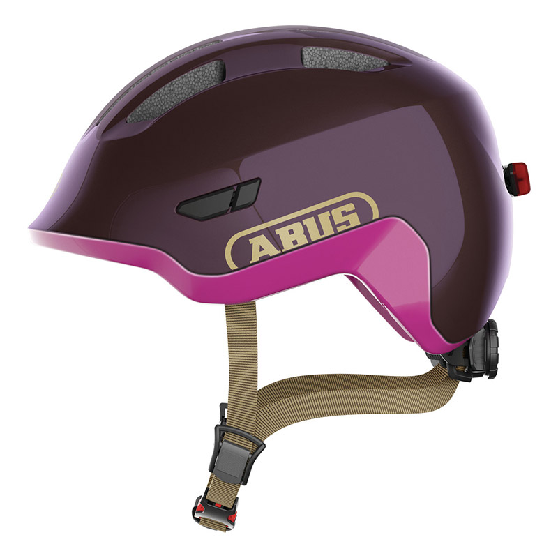 Abus Smiley 3.0 Ace Led Kinderhelm royal lila